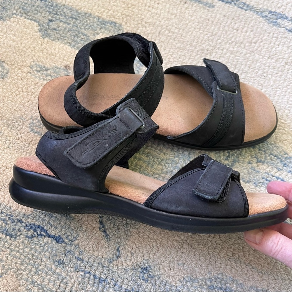 Flexus By Spring Step Black Hook & Loop Comfort W… - image 1